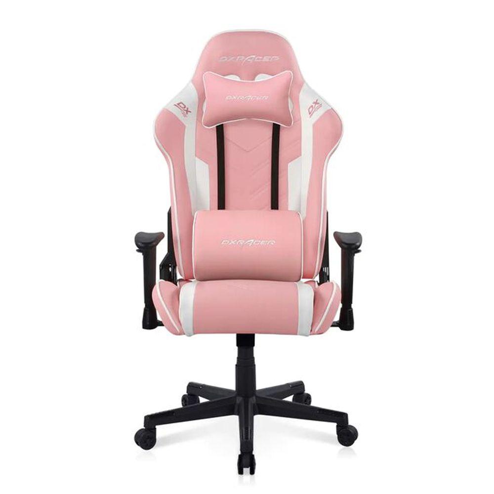 Silla Gamer DX Racer F Series  Formula P132 Pink / White-0