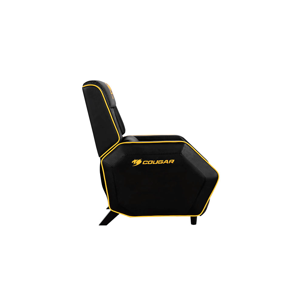 Sillon Gamer Cougar Ranger Royal Amarillo Doble Acolchado-2