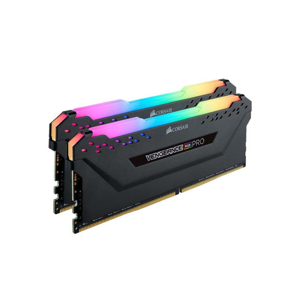 Pack Memorias Ram Corsair Vengeance RGB PRO Black 2x8GB 2666-1