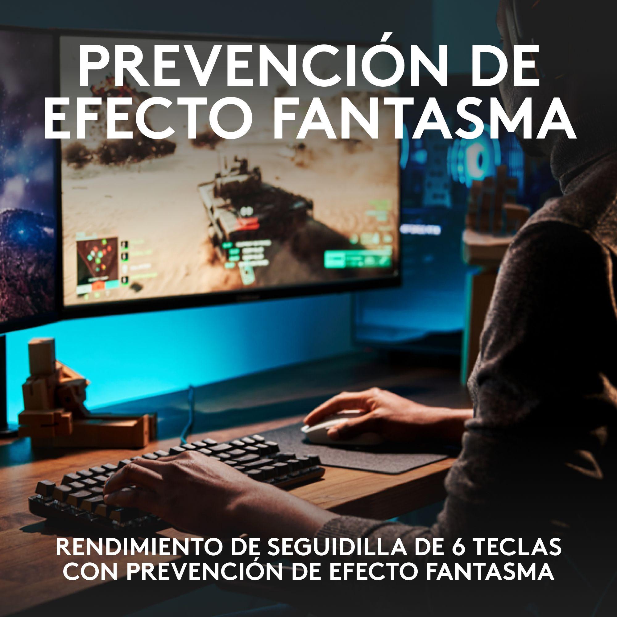 Teclado Logitech G413 SE SW Tactile LED Blanco PBT-3