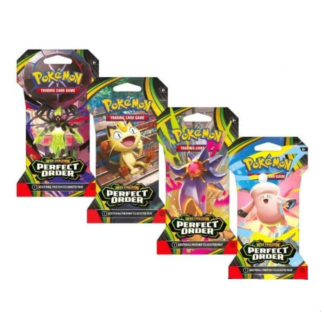 Pokemon TCG Mega Evolution Perfect Order Sleeved Booster ESP-4