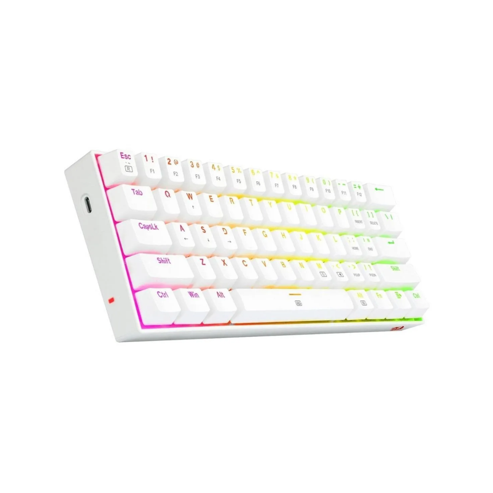 Teclado Mecánico Redragon K630rgb Dragonborn White-2