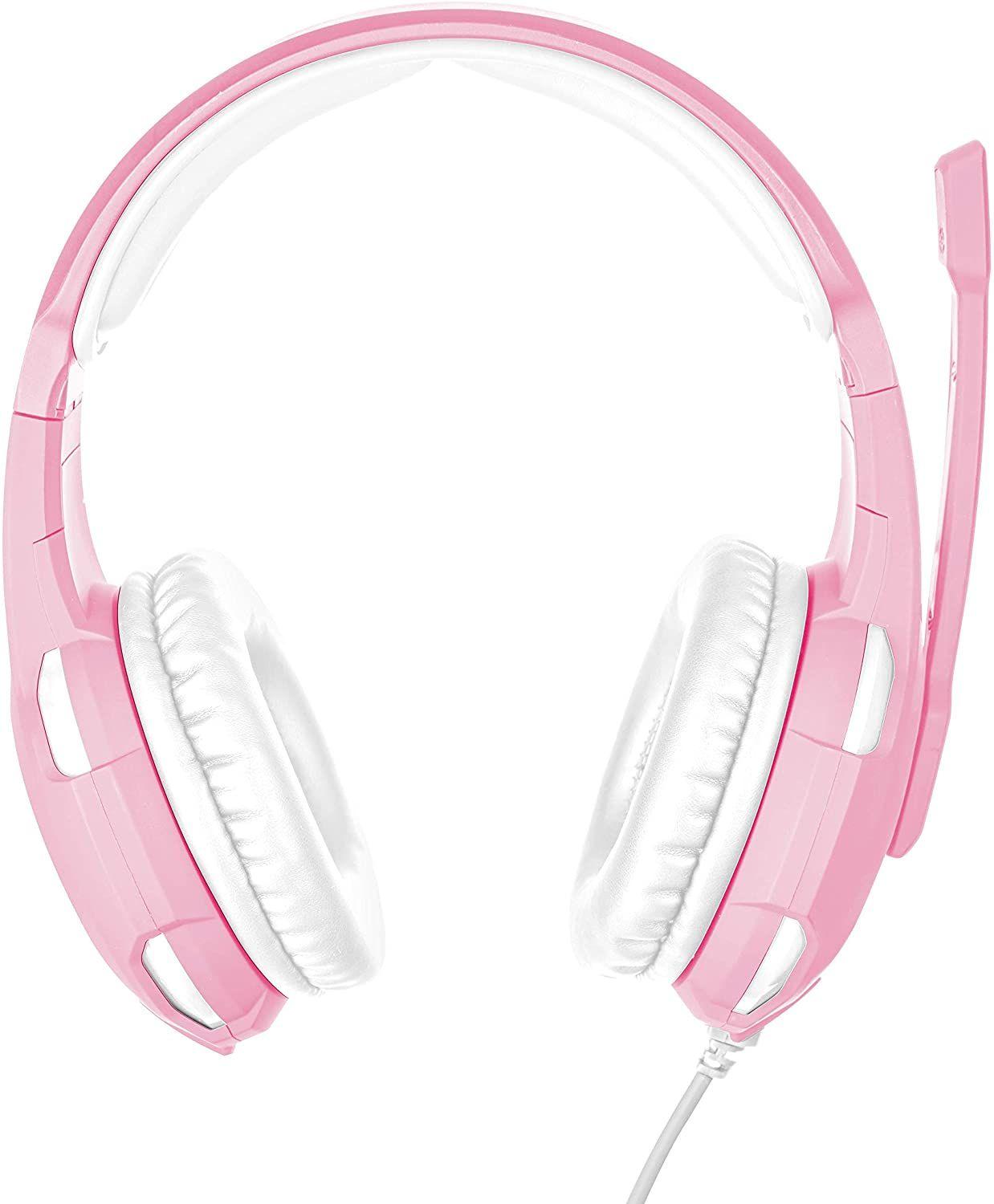 Audifonos Gamer Trust GXT 310P Radius Rosado 3.5mm-2