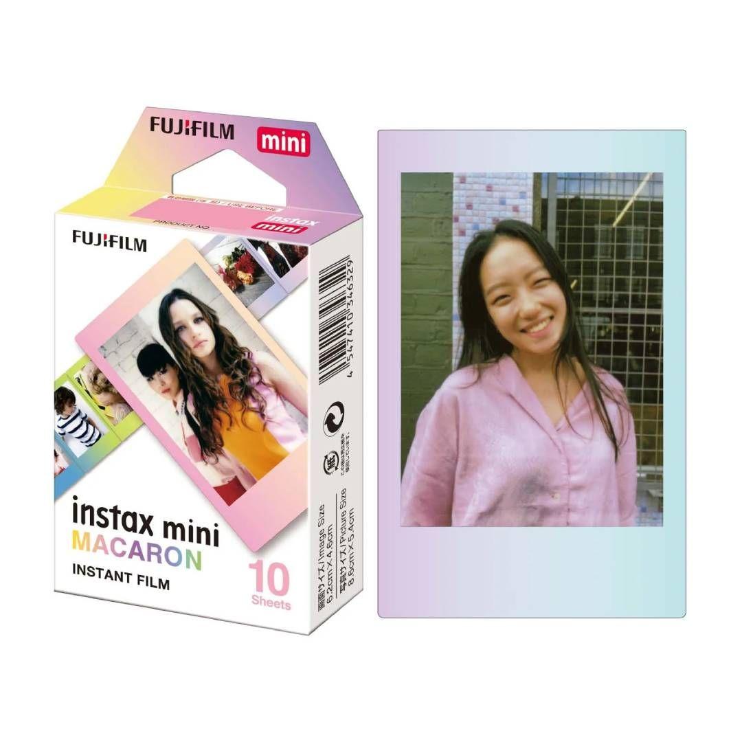 Pack de 10 Film Instax Mini, Diseño Macaron-0