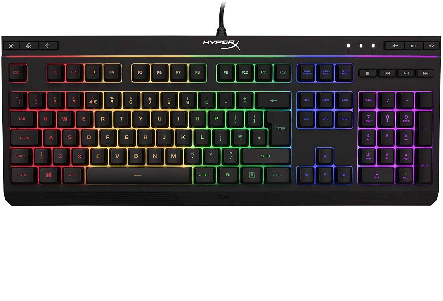 Teclado Gamer HyperX Alloy Core RGB Membrana USB-0