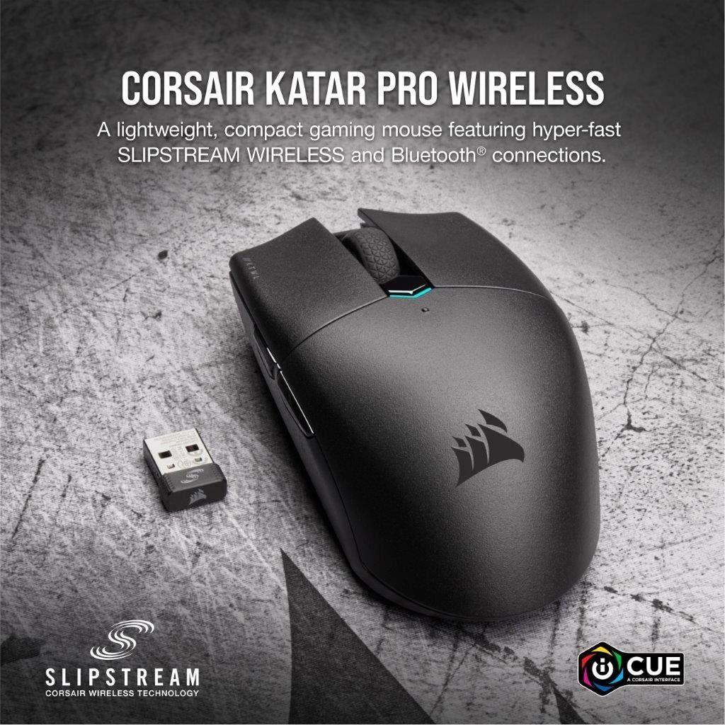 Mouse Gamer Corsair KATAR Pro Wireless Slipstream-1