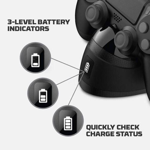 Estación De Carga Hyperx Chargeplay Duo Para Controles Ps4-1