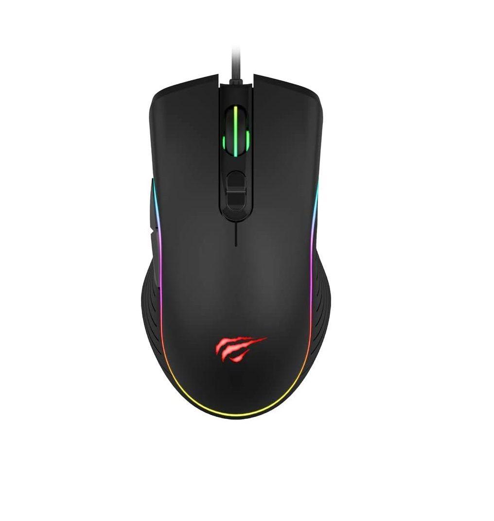 Mouse Gamer Gamenote MS1006 USB RGB 6400 DPI-0