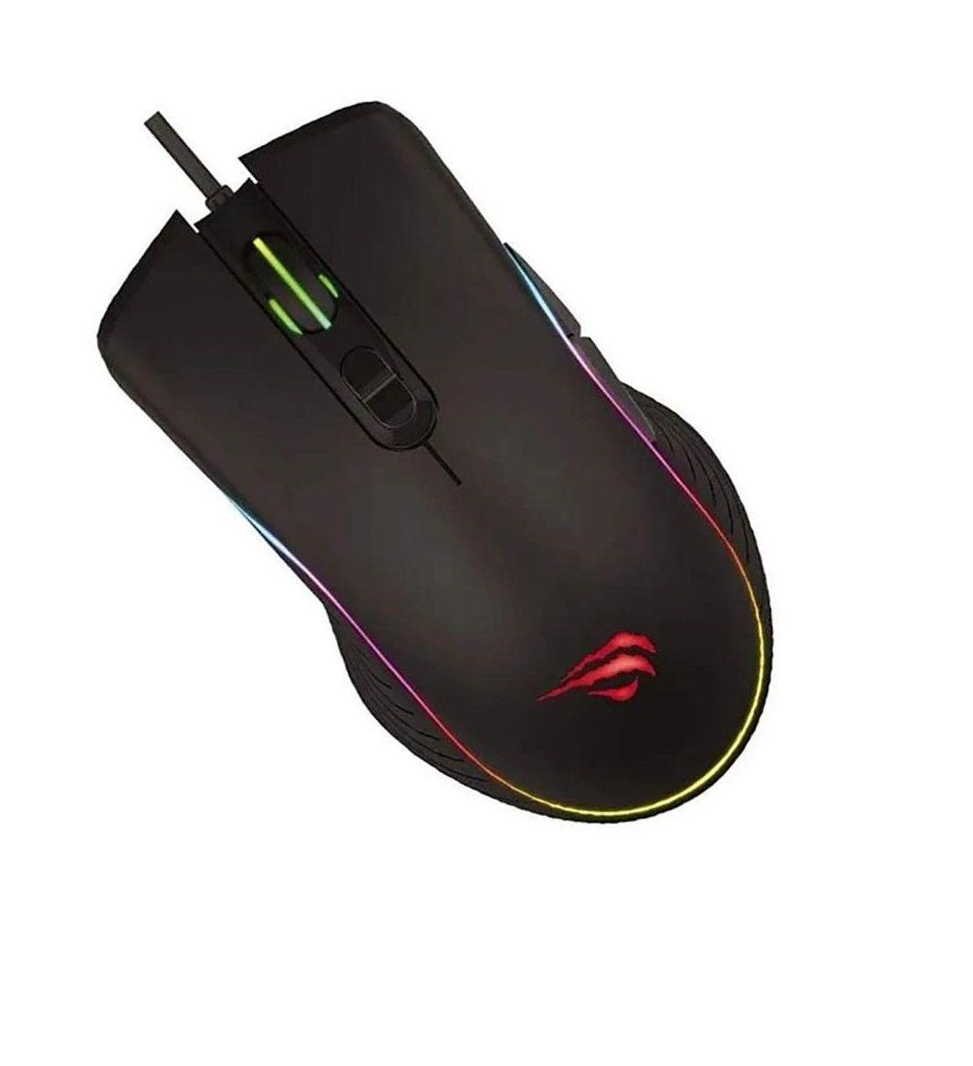Mouse Gamer Gamenote MS1006 USB RGB 6400 DPI-1