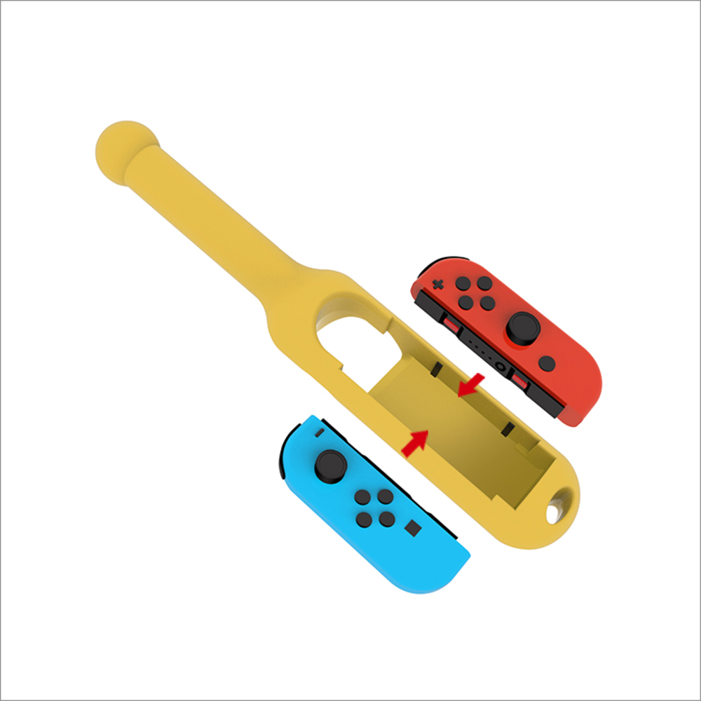 DOBE Adaptador tipo baquetas para Joy-Con x2 Amarillo-2