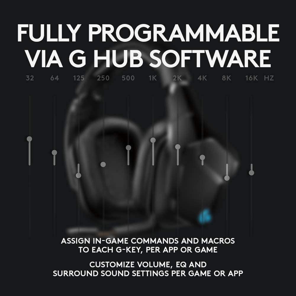 Audifonos Gamer Inalámbrico Logitech G935 7.1 USB-6