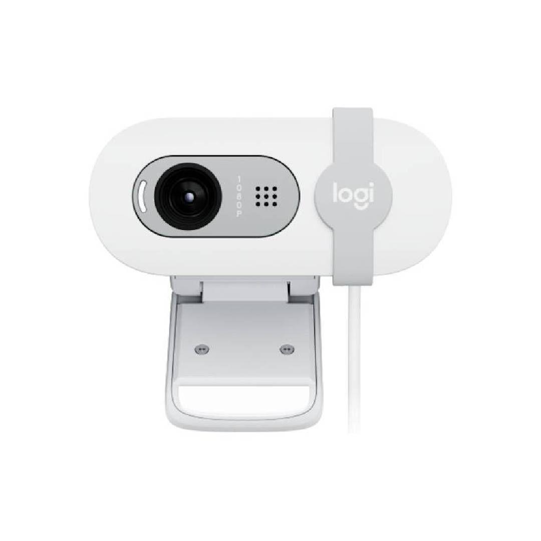 Cámara Web Logitech BRIO 100 Full HD 1080p Blanca-1