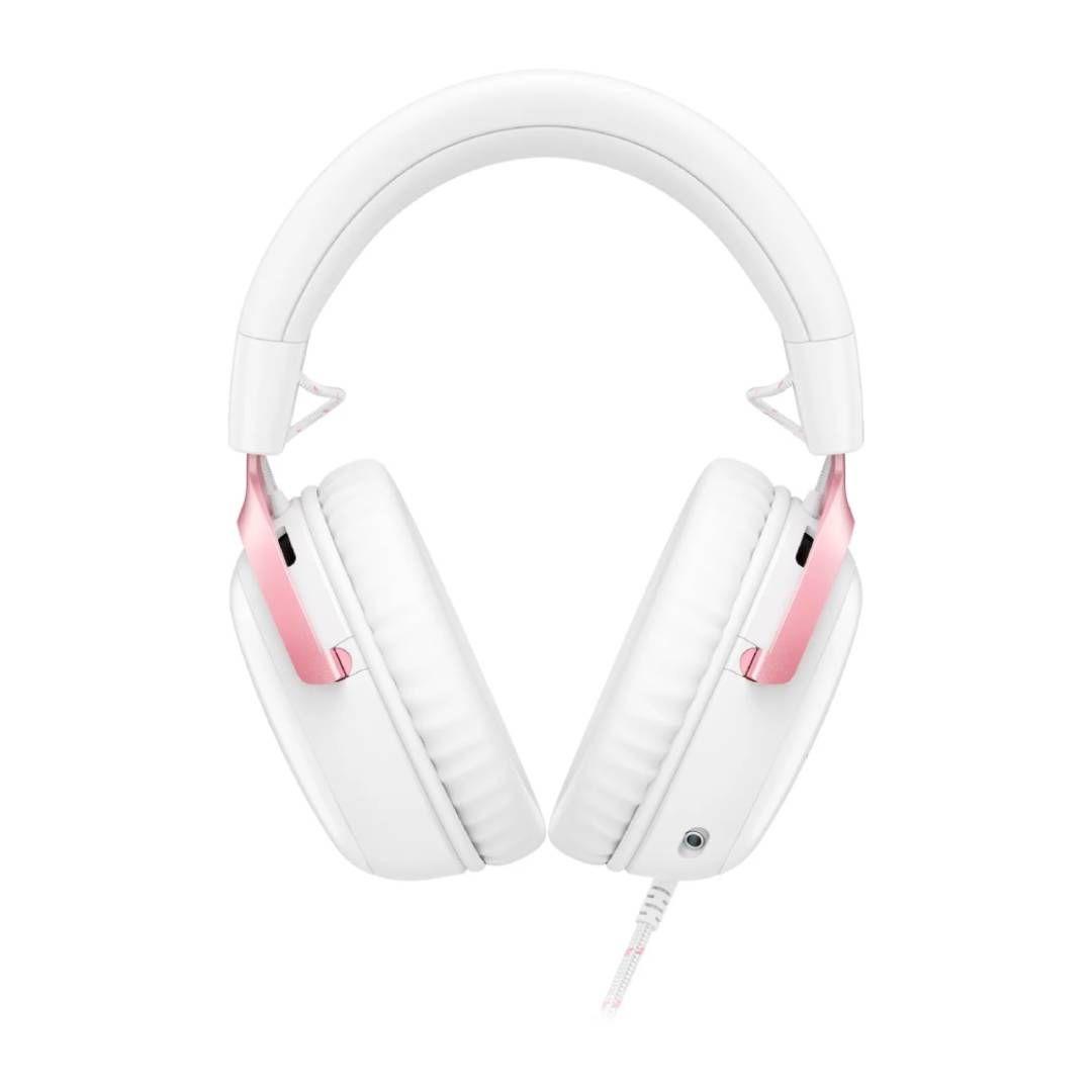 Audífonos Gamer Hyperx Cloud III Cableados Blanco/Rosa-3