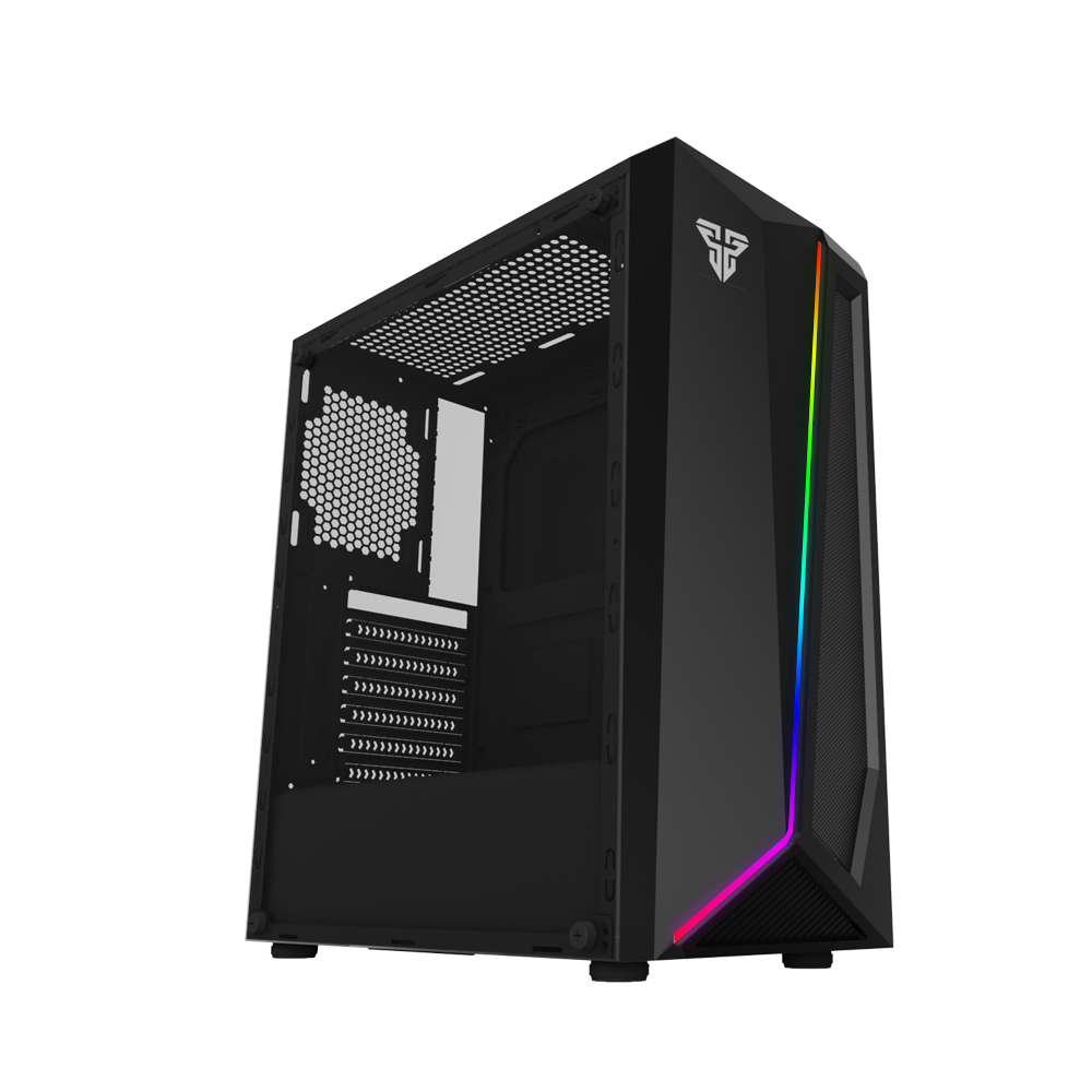 Gabinete Gamer Fantech Pulse CG71 RGB Negro-0