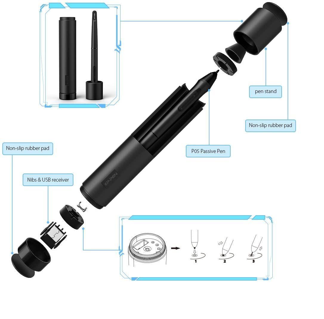 Tableta Grafica Digitalizadora XP-Pen DECO 03 Inalambrica-7