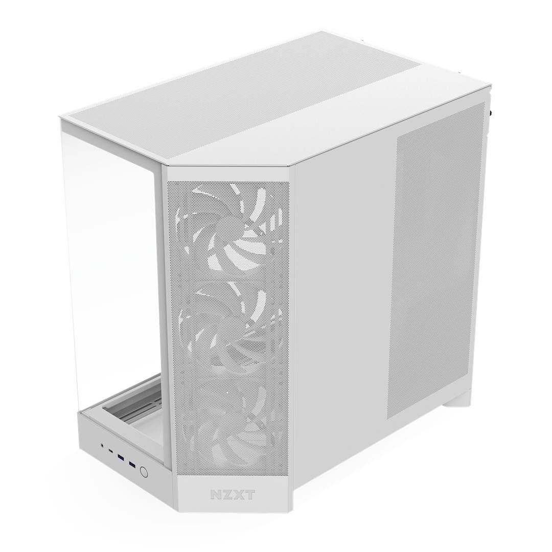 Gabinete NZXT H9 Flow (2025) Dual-Chamber Mid-Tower White-3