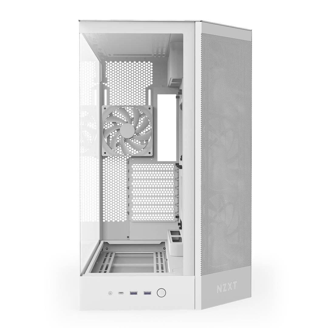 Gabinete NZXT H9 Flow (2025) Dual-Chamber Mid-Tower White-4