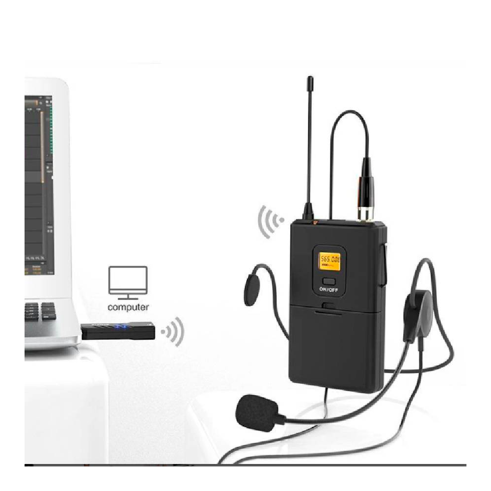 Microfono USB Inalambrico de Solapa UH Fifine K031B-1