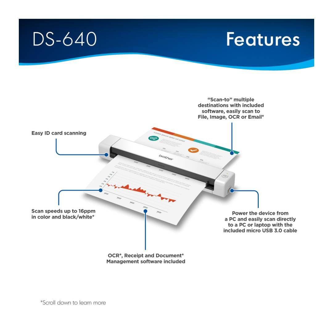 Escaner Brother DS640-3