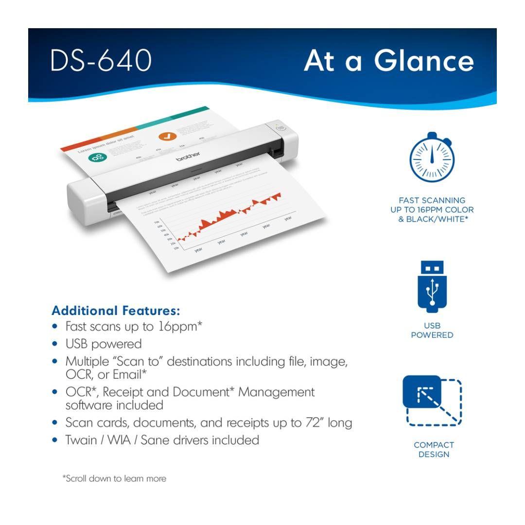 Escaner Brother DS640-4
