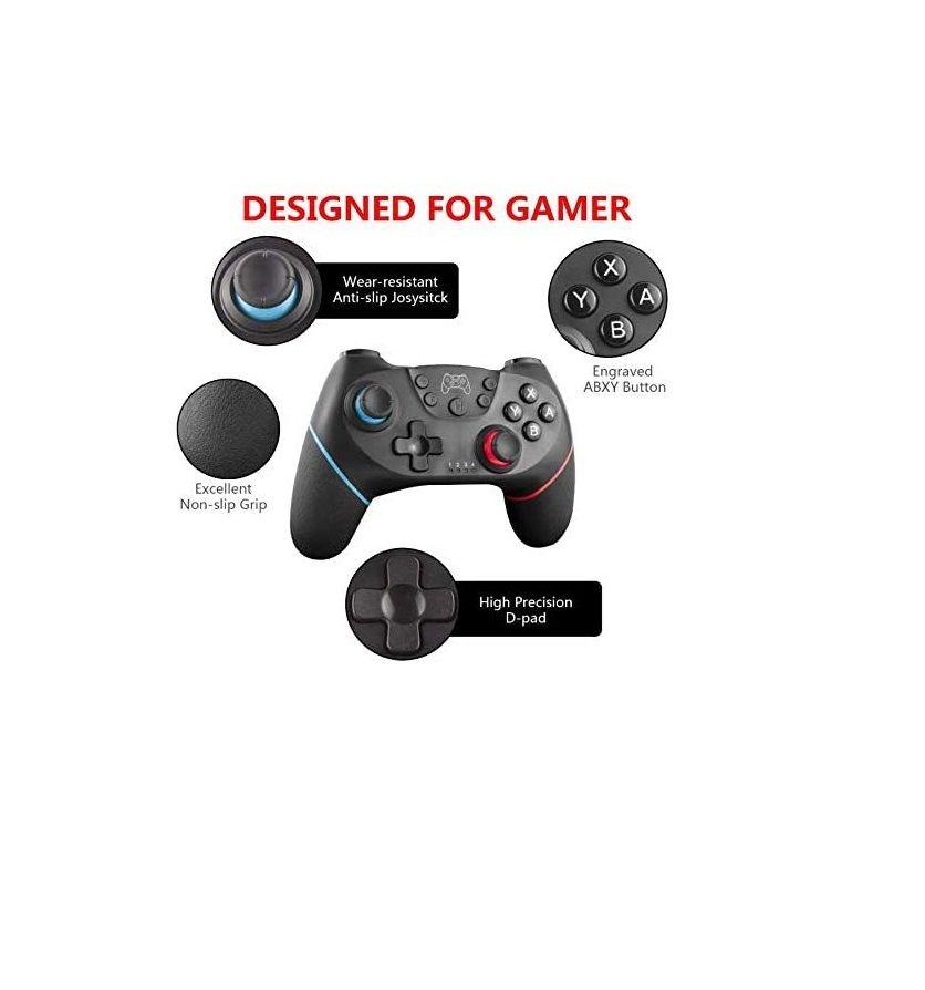 Control Inalámbrico para Nintendo Switch USB-C Vibración-1