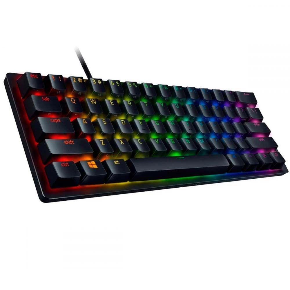 Teclado Gamer Razer Huntsman Mini Black Purple Switch Ingles-2