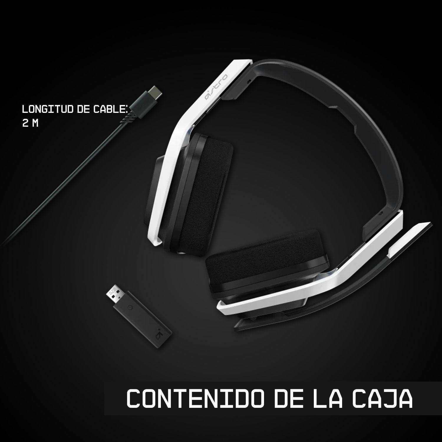Audifonos Gamer Astro A20 Inalámbricos Blancos PC Xbox PS4-4