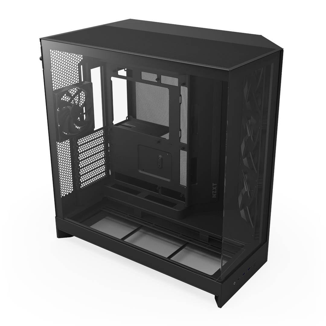 Gabinete NZXT H9 Flow (2025) Dual-Chamber Mid-Tower Black-2