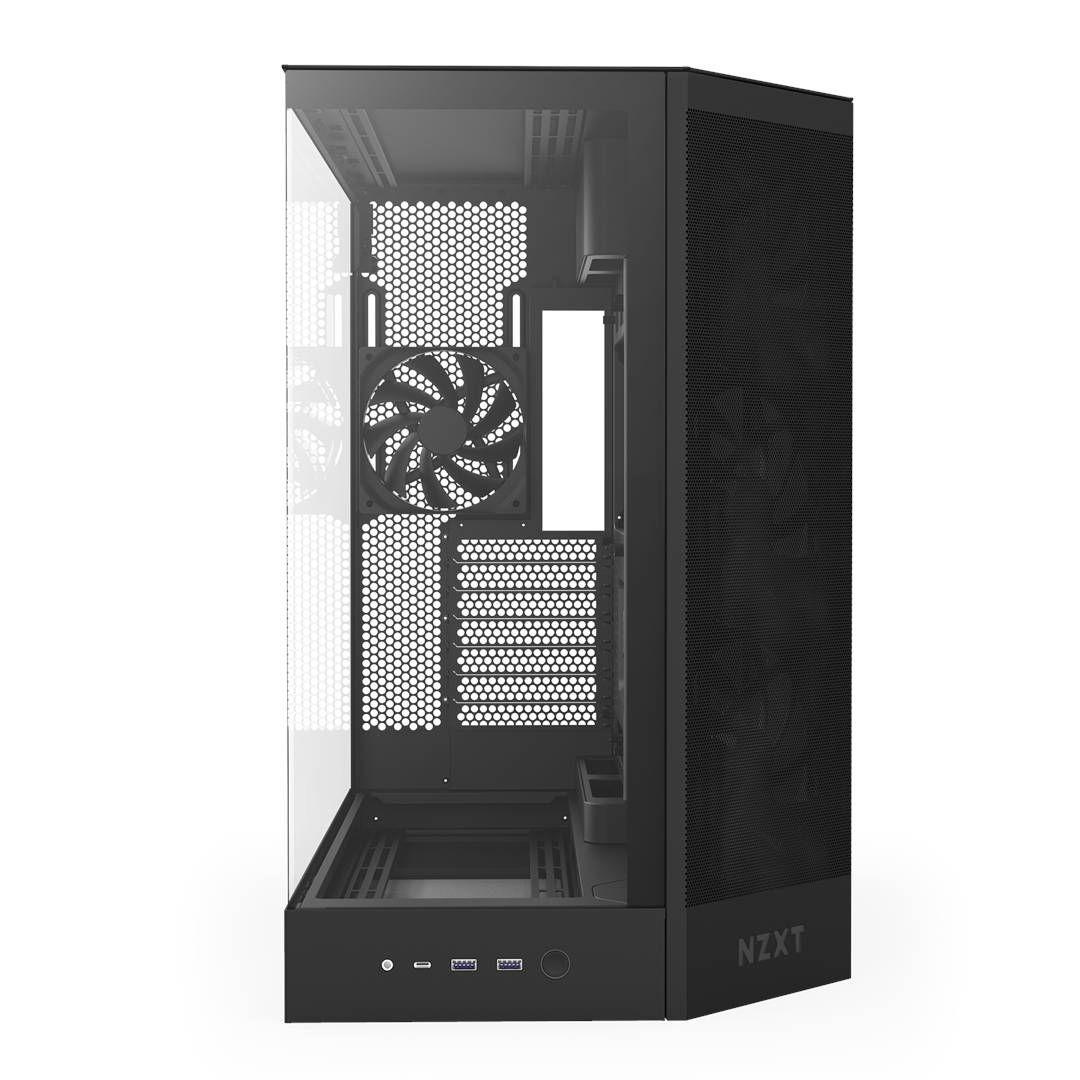 Gabinete NZXT H9 Flow (2025) Dual-Chamber Mid-Tower Black-4