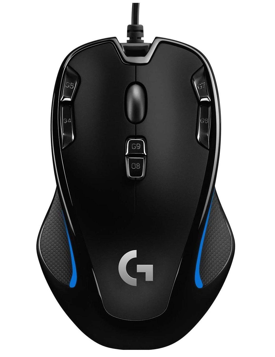 Mouse Gamer Logitech G300s Ambidiestro Negro USB-0