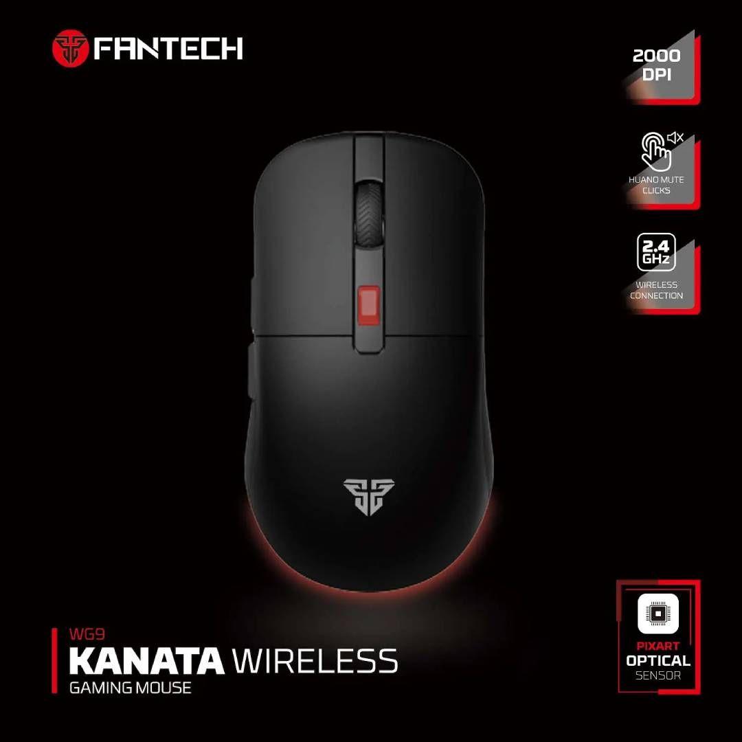 Mouse Fantech WG9 Kanata Wireless Negro-4