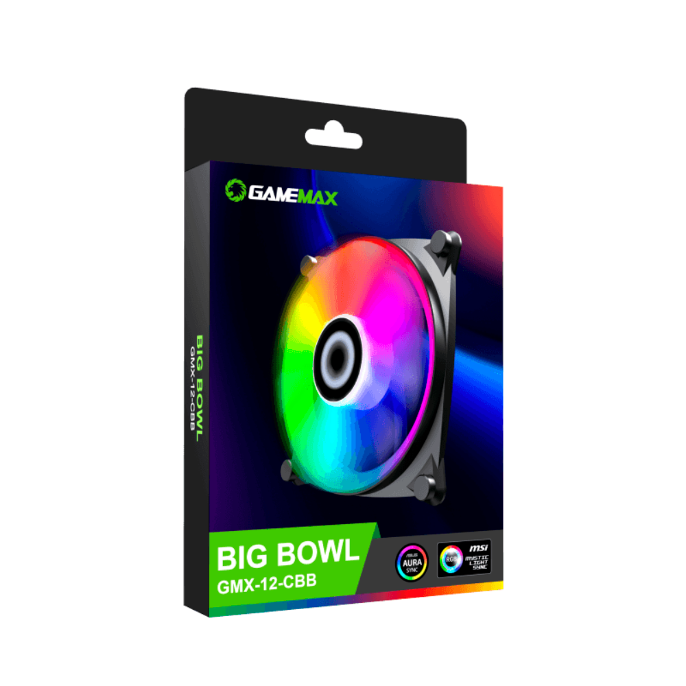 Ventilador Gamemax BigBowl ARGB 120 GMX-12-CBB-3