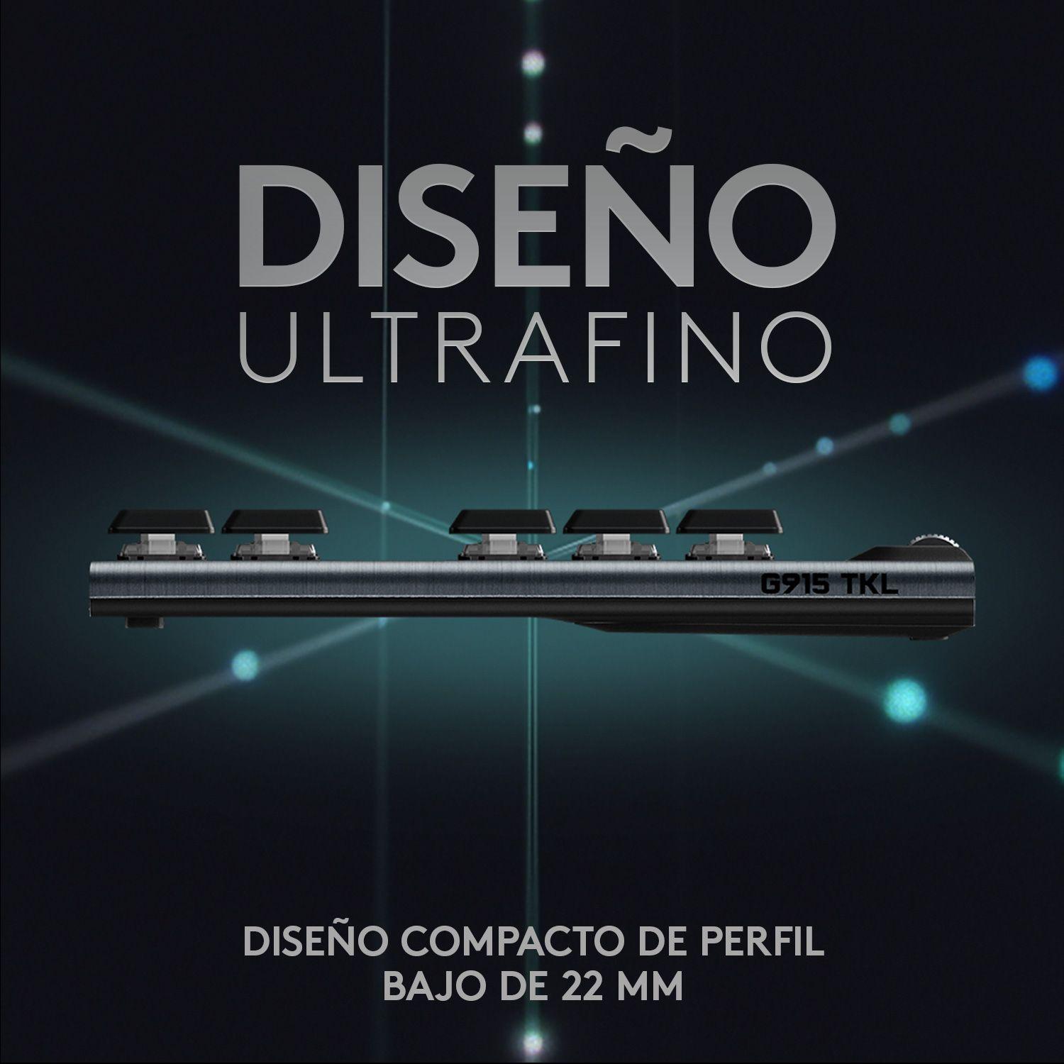 Teclado gamer Logitech G915 TKL QWERTY GL Tactile inglés-7