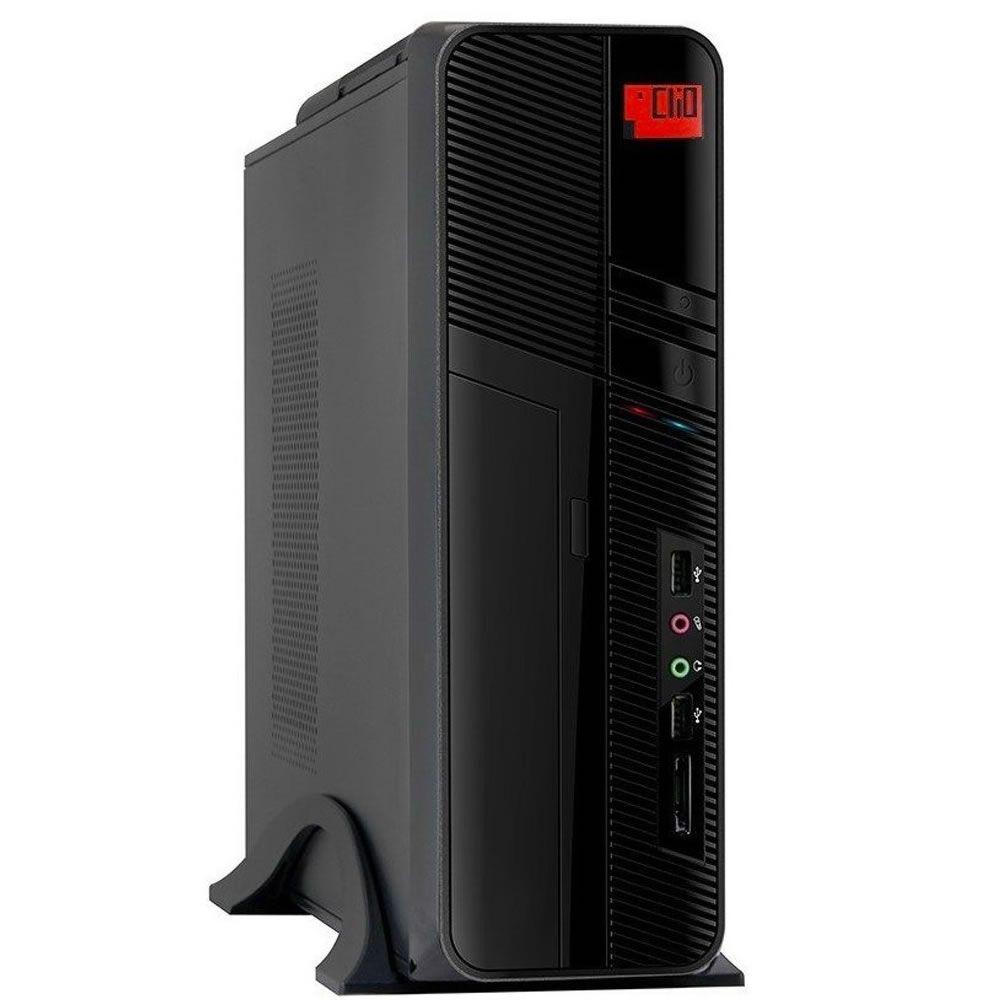 Gabinete Clio Ultra Slim ITX CL-S605 USB 2.0 con fuente 500W-0
