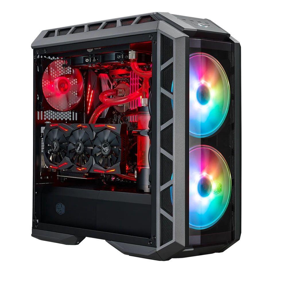 Gabinete Cooler Master Mastercase H500P 2 FANS ARGB-1