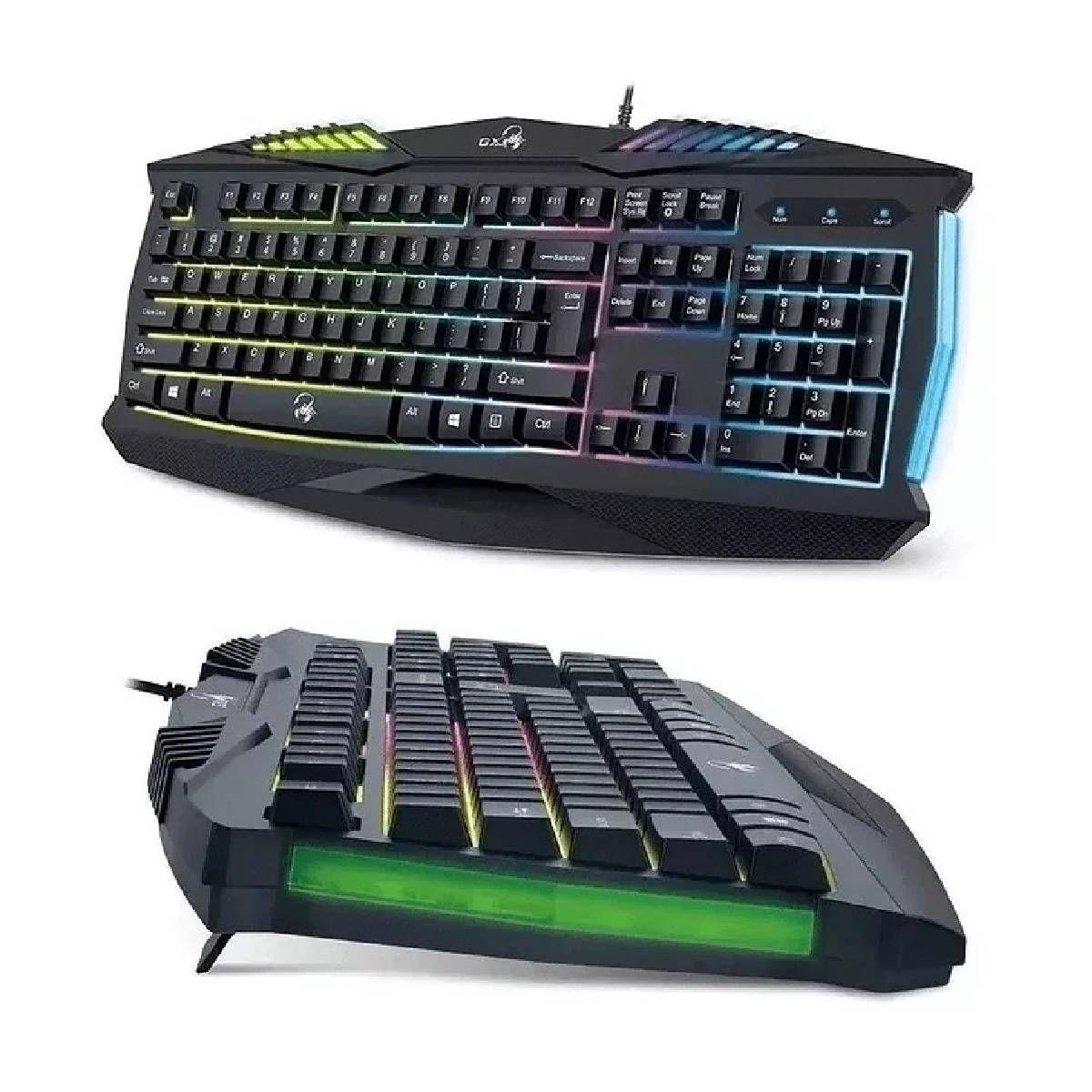 Teclado Gamer Genius Gx Scorpion K220 Retroiluminado Usb-1