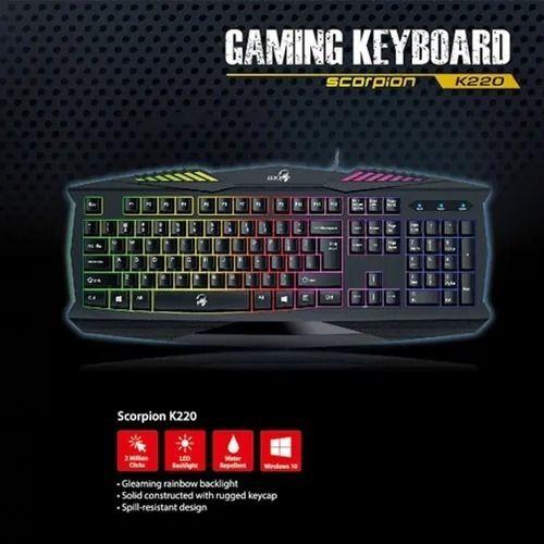Teclado Gamer Genius Gx Scorpion K220 Retroiluminado Usb-5