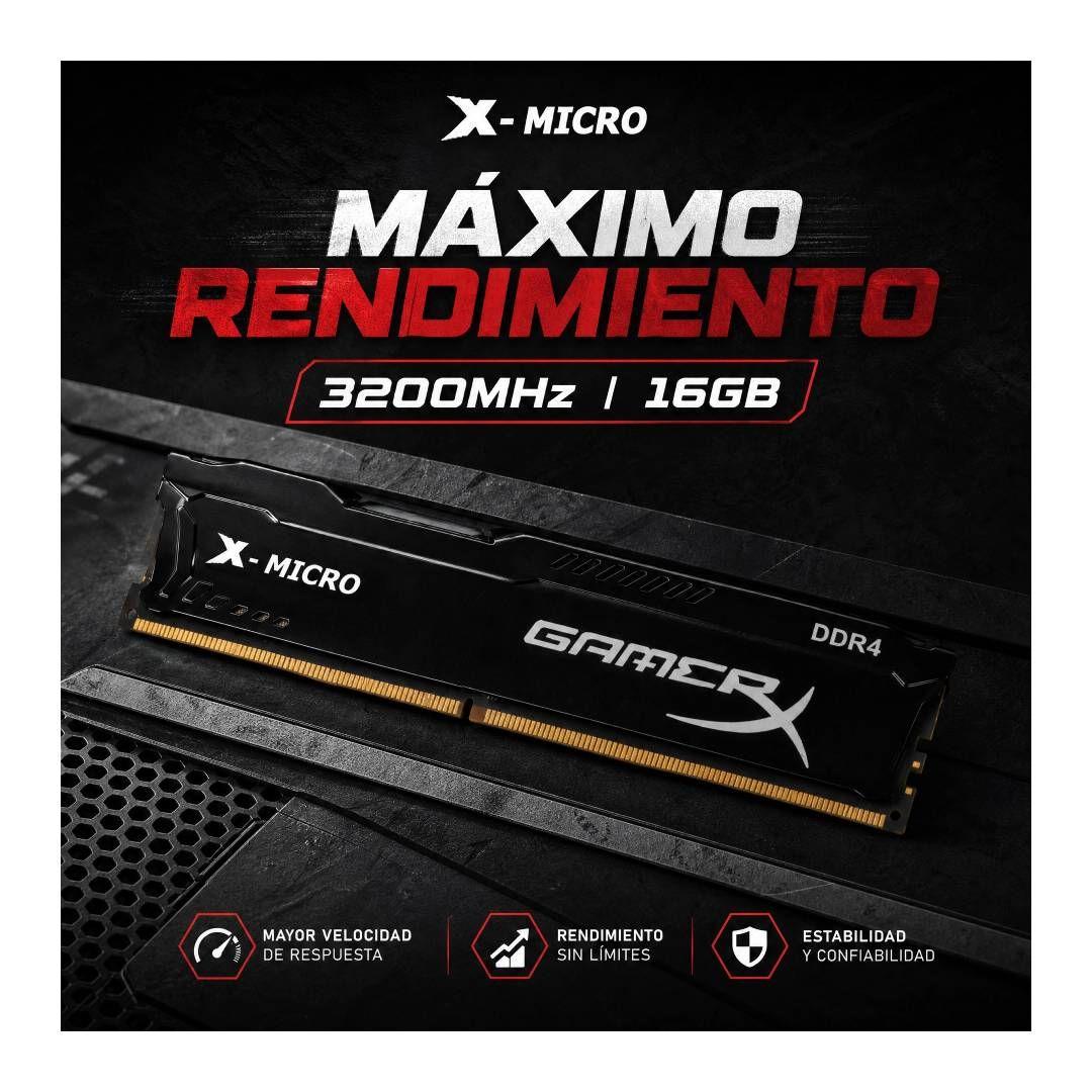 Memoria RAM X-Micro 16 GB DDR4 3200 MHz U-DIMM Heatsink-2