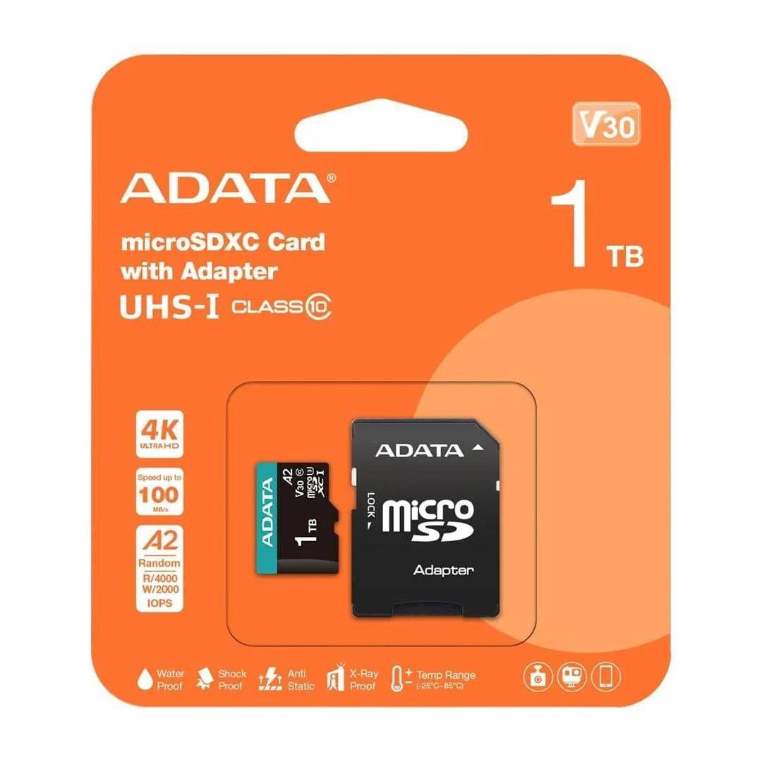 Tarjeta MicroSDXC ADATA Premier Pro UHS-I U3 1 TB-2