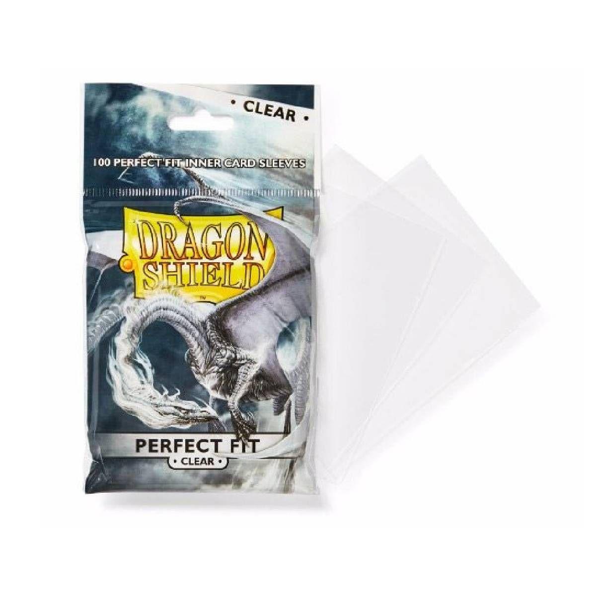 Protectores Dragon Shield: Perfect Fit Standard- Clear/Clear-0