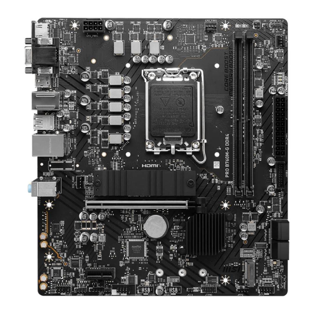 Placa Madre MSI PRO B760M-G DDR4, mATX, DDR4, LGA1700-1