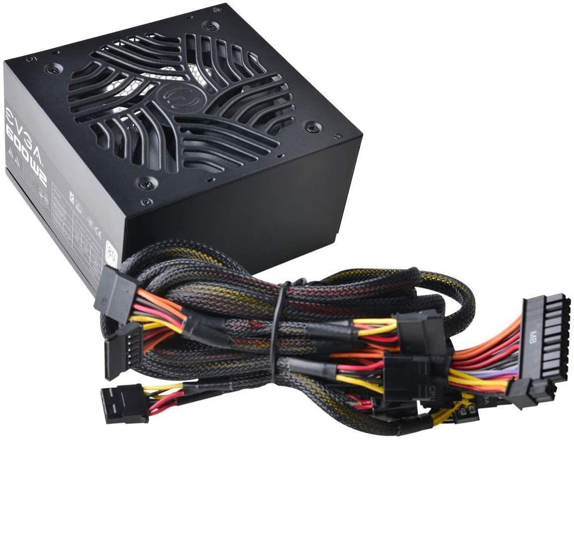 Fuente de Poder EVGA 600W2 WHITE 80+ PLUS-1