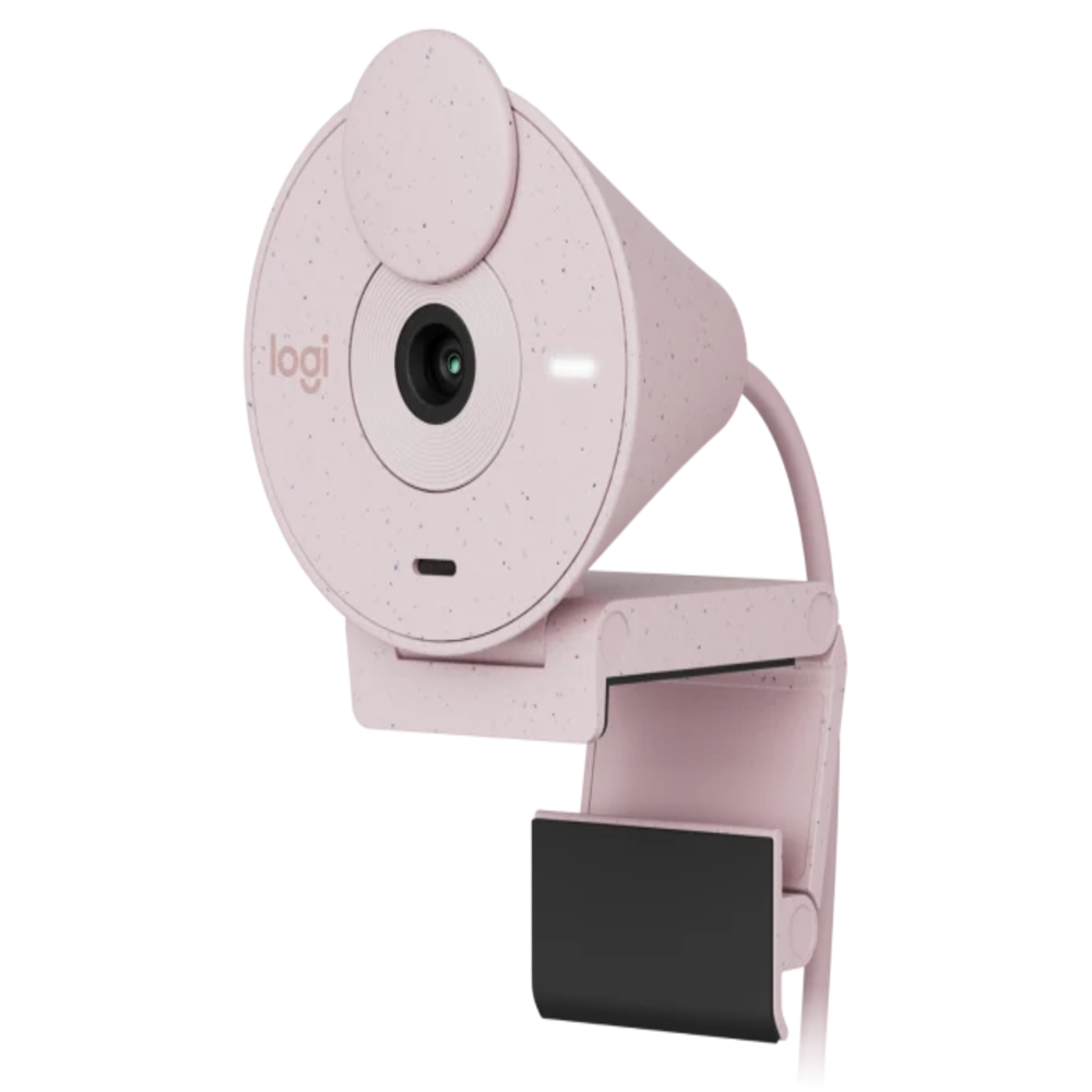 Camara Web Logitech Brio 300 Rose USB-C FullHD 30fps-0