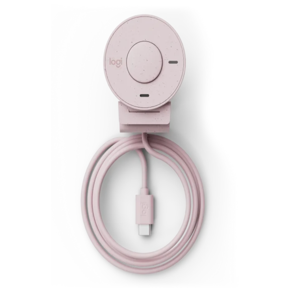 Camara Web Logitech Brio 300 Rose USB-C FullHD 30fps-5