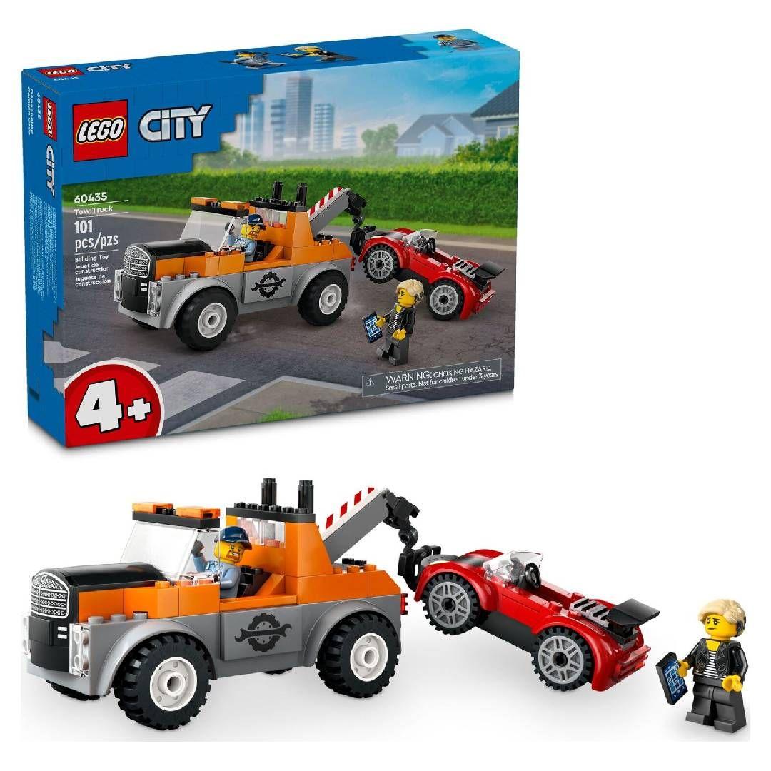 LEGO City: CAMIÓN GRÚA Y REPARACIÓN DEL AUTO DEPORTIVO 60435-0