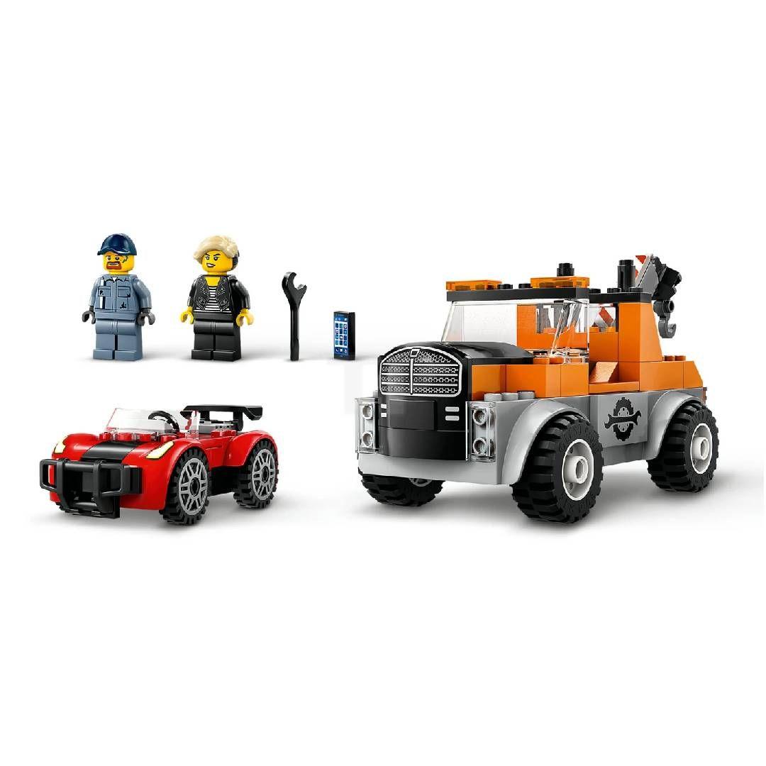 LEGO City: CAMIÓN GRÚA Y REPARACIÓN DEL AUTO DEPORTIVO 60435-1
