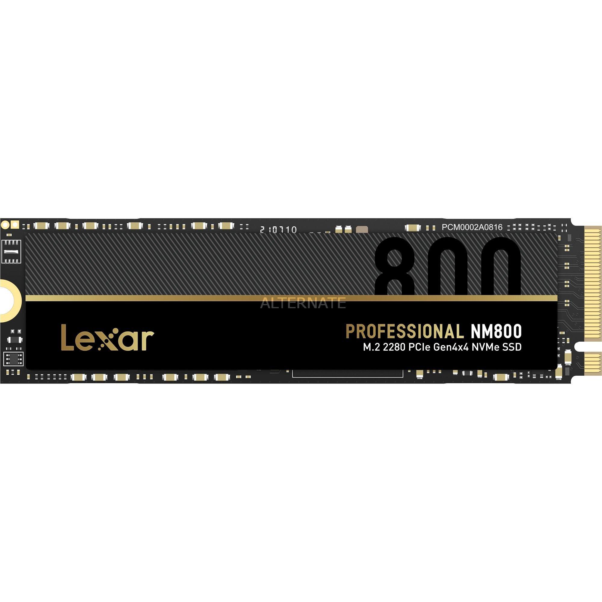 Disco Duro Sólido Lexar M2 1TB 7400 MB/s NM800 PCIE 4.0-1