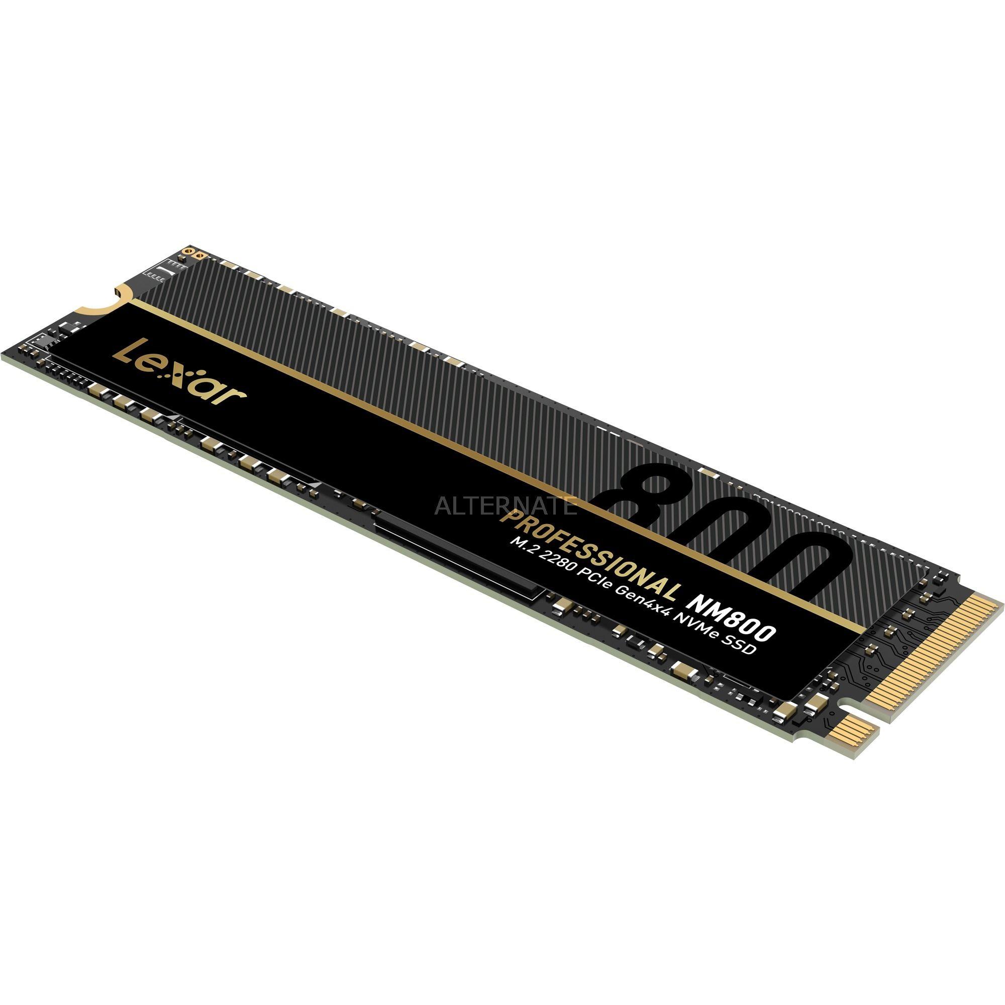 Disco Duro Sólido Lexar M2 1TB 7400 MB/s NM800 PCIE 4.0-3