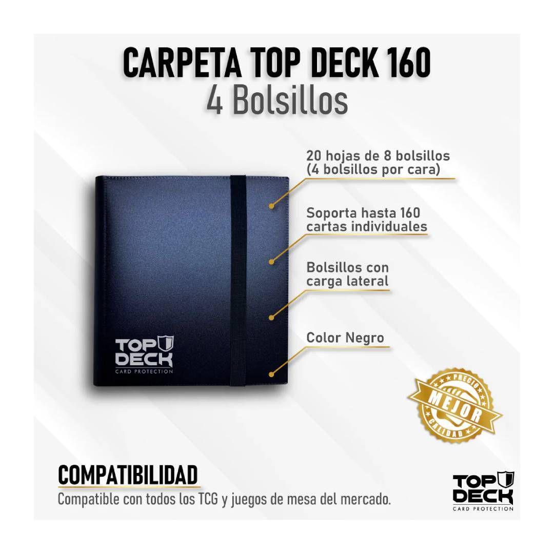 Carpeta Topdeck 4 Bolsillos Negro-2