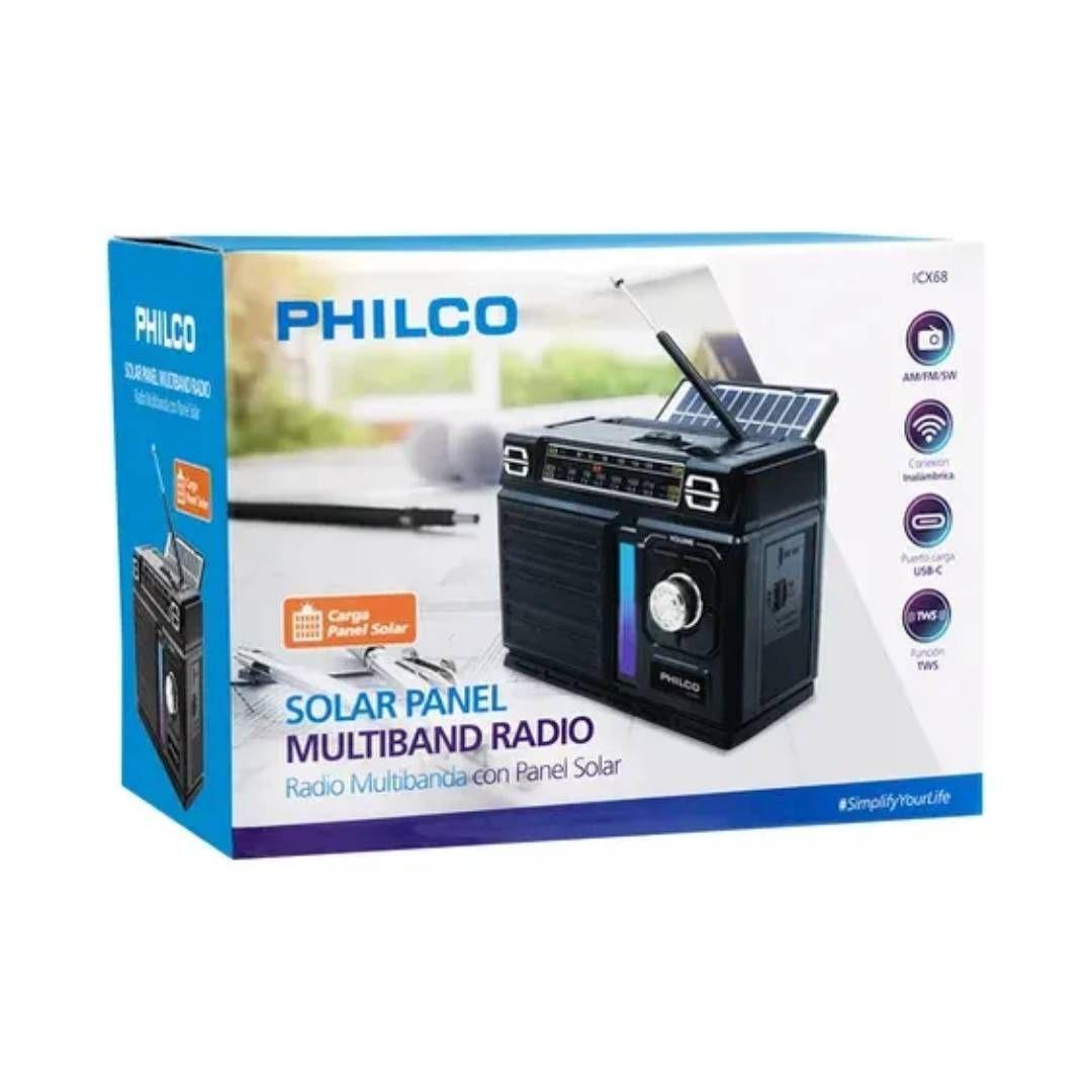 Radio Multibanda Philco BT SOLAR ICX68-2